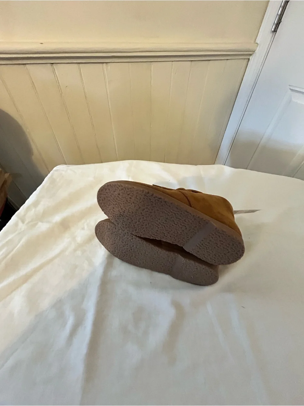 NWT Baby Gap Toddler Sherpa Lined Lace-Up Boots Tan/Chestnut/Size 10